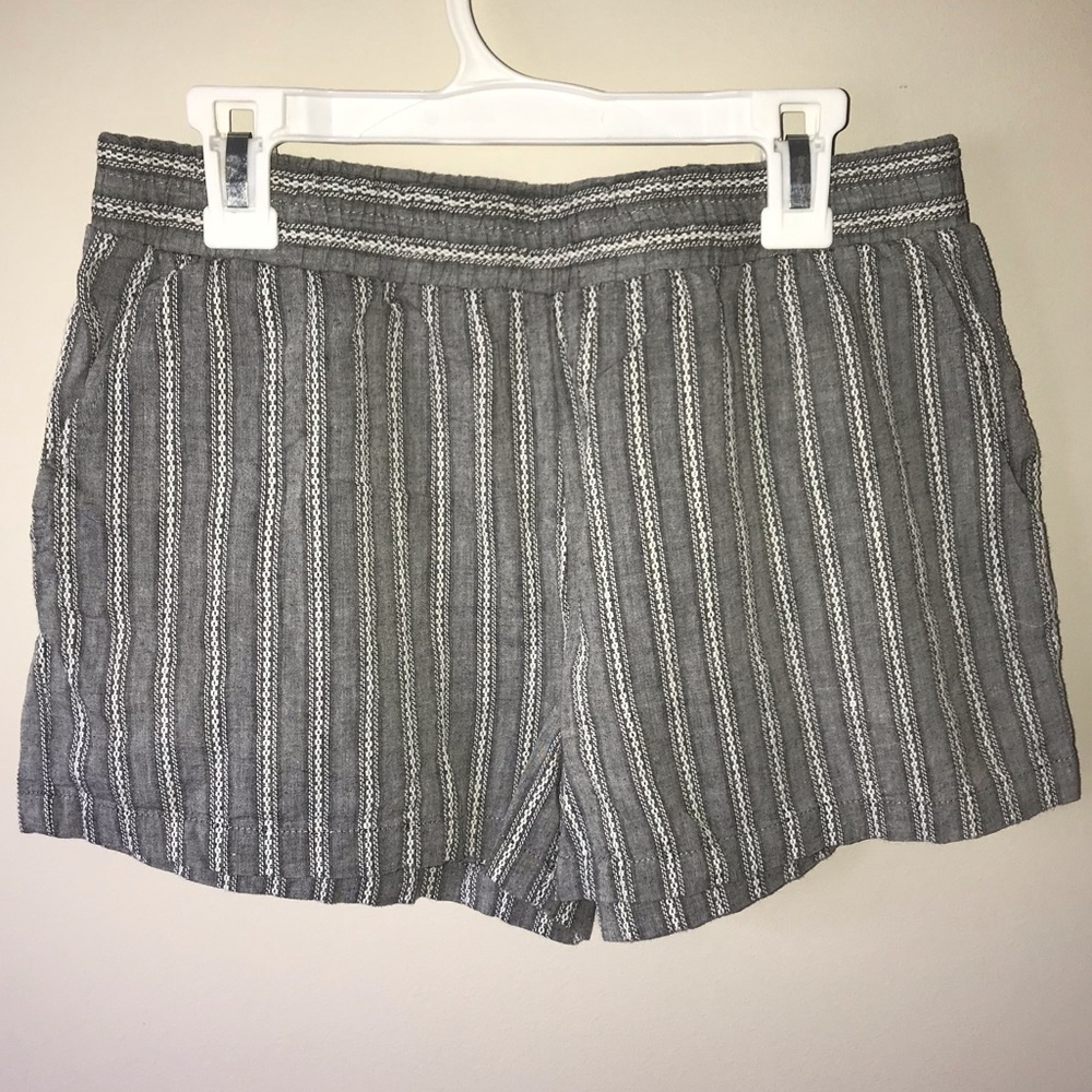 EUC DREW striped shorts